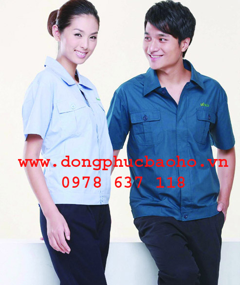 Đồng phục bảo hộ công nhân may | Dong phuc bao ho cong nhan may